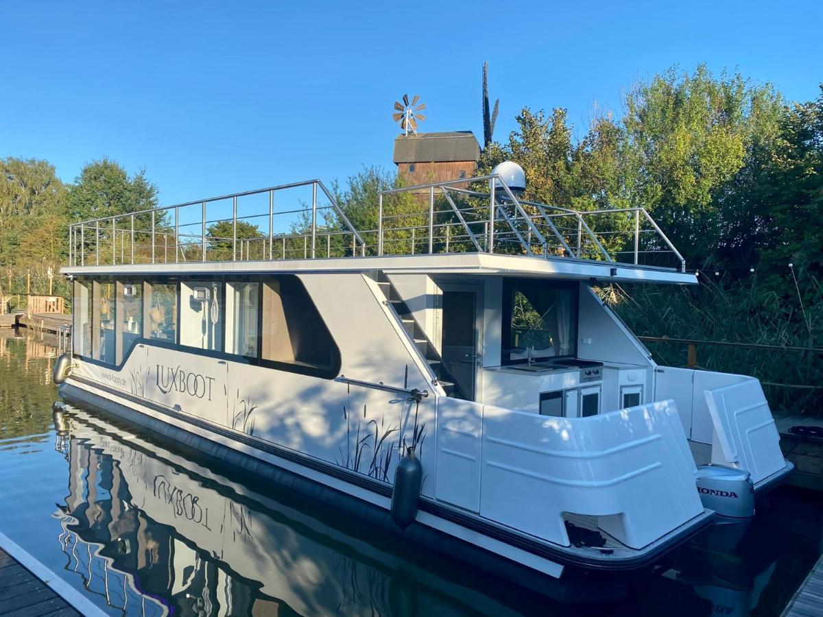فندق Lieblingsplatz Parey - Schwimmendes Hausboot المظهر الخارجي الصورة
